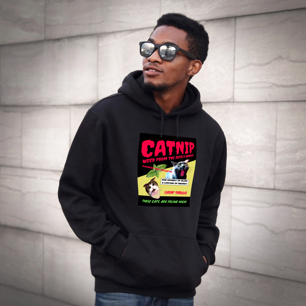 Premium Unisex "Weed From The Devil's Garden" Pull Over Hoodie - Skinny Pete's Catnip
