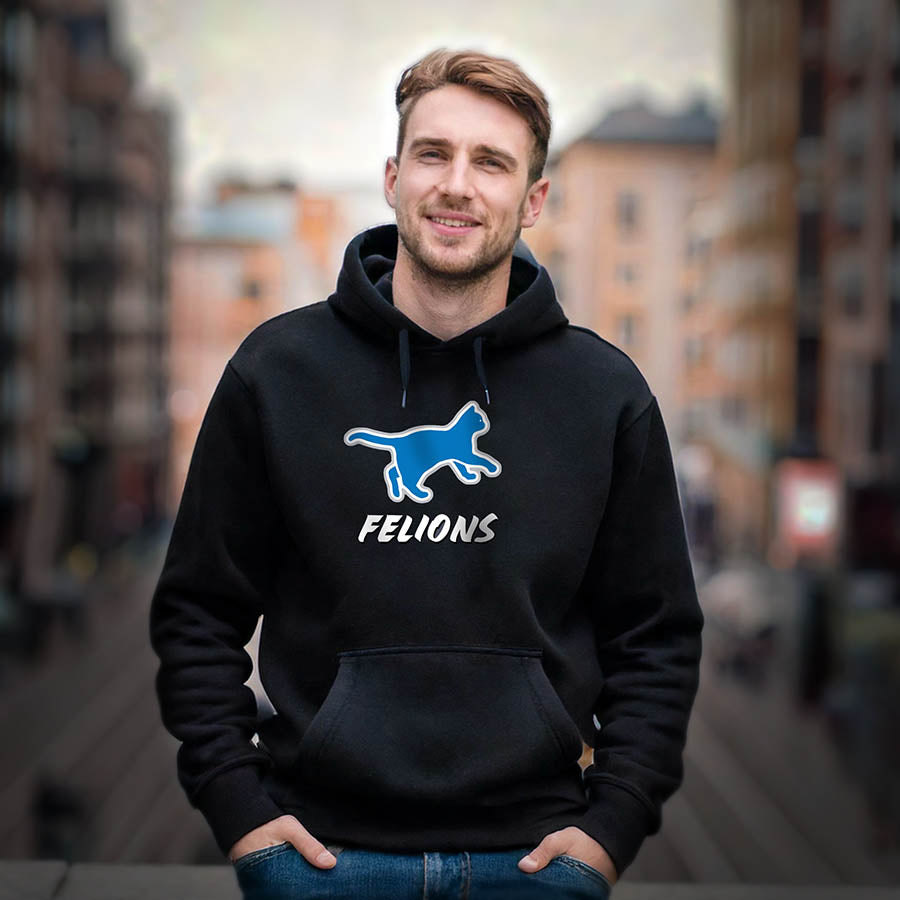 Premium Unisex "FELIONS" Pull Over Hoodie - Skinny Pete's Catnip