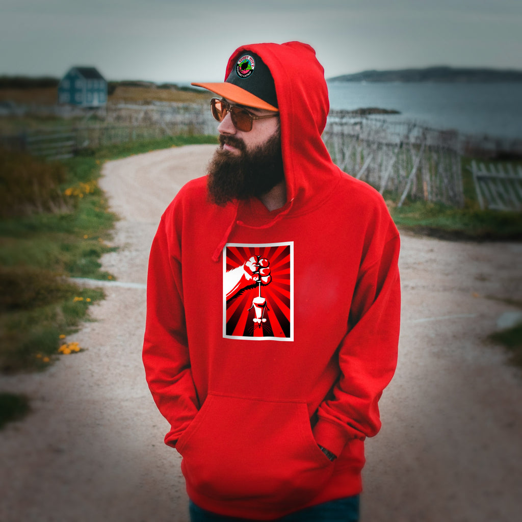 Premium Unisex "Cat Fist" Pull Over Hoodie - Skinny Pete's Catnip