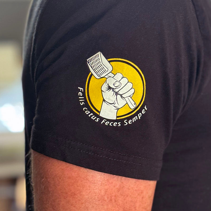 "Cat Litter Disposal Squad" Tee for him - Skinny Pete's Catnip