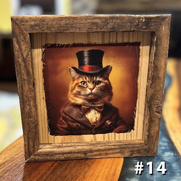 Vintage Cat Portraits - Skinny Pete's Catnip