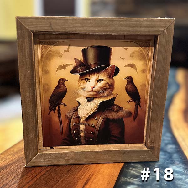 Vintage Cat Portraits - Skinny Pete's Catnip