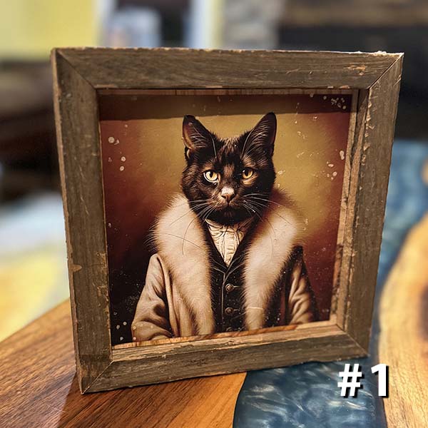 Vintage Cat Portraits - Skinny Pete's Catnip