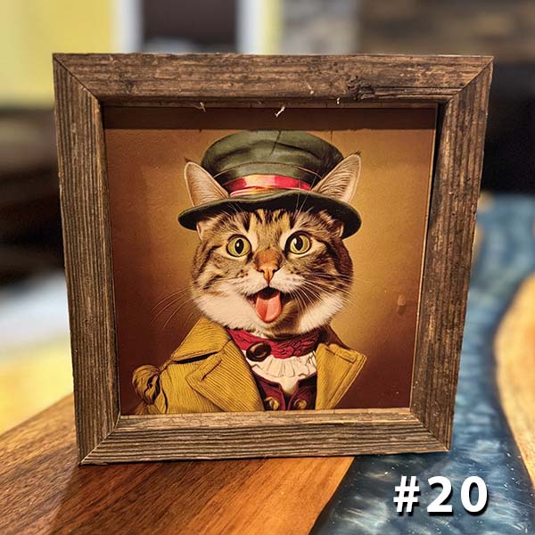 Vintage Cat Portraits - Skinny Pete's Catnip