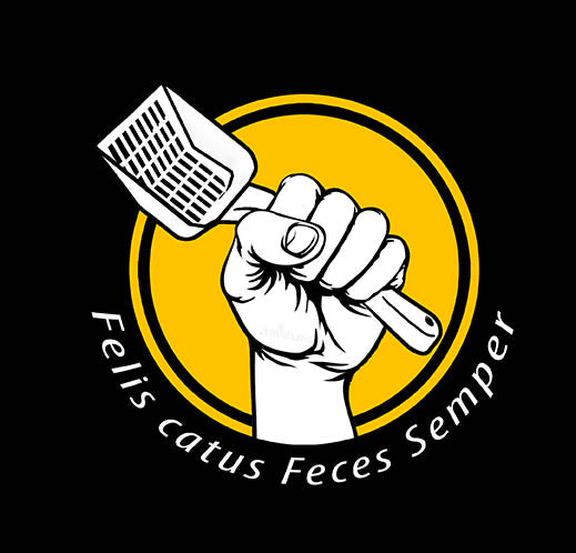 "Cat Litter Disposal Squad" Tee for him - Skinny Pete's Catnip