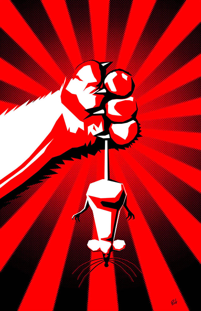 Poster, "Cat Fist" - Skinny Pete's Catnip
