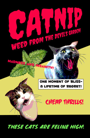 Poster, “Weed From The Devil’s Garden” - Skinny Pete's Gourmet Catnip