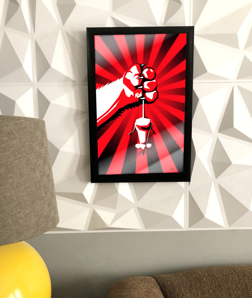 Poster, "Cat Fist" - Skinny Pete's Catnip