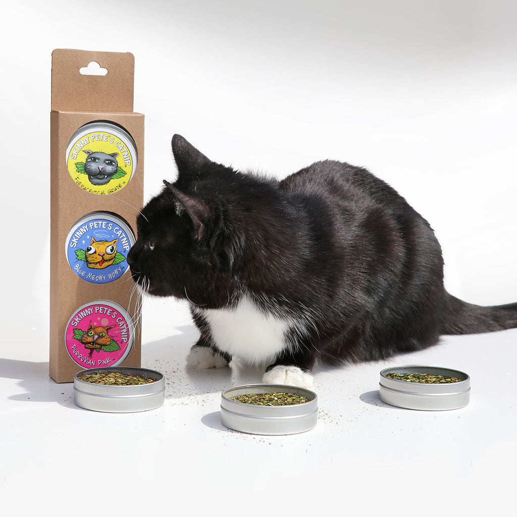Best gift for cat lovers - Catnip Gift Set - Skinny Pete's Gourmet Catnip