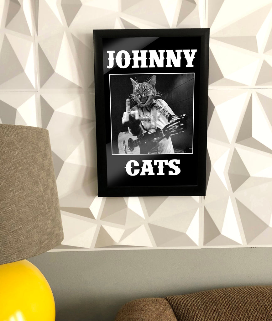 Poster, "Johnny Cats" - Skinny Pete's Gourmet Catnip