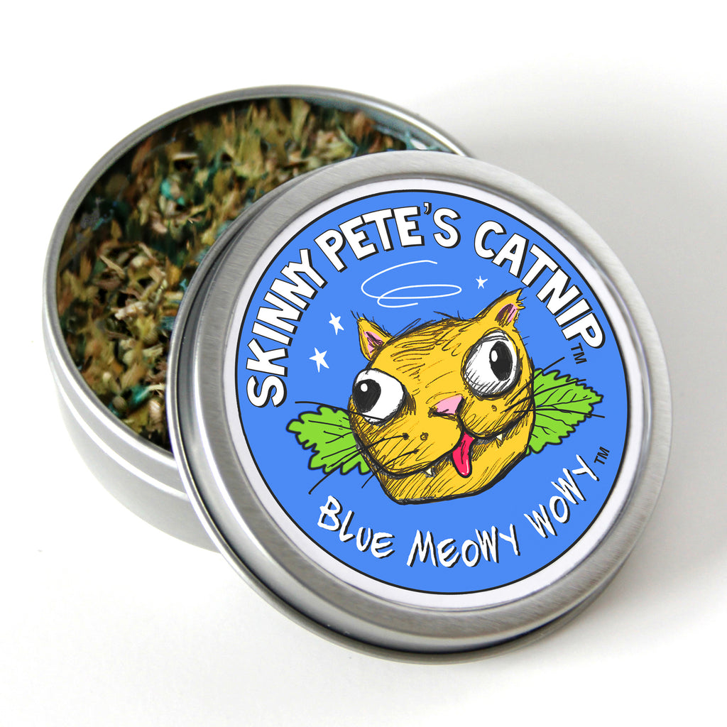 All Blue Three Piece Gourmet Catnip Gift Set - Skinny Pete's Catnip