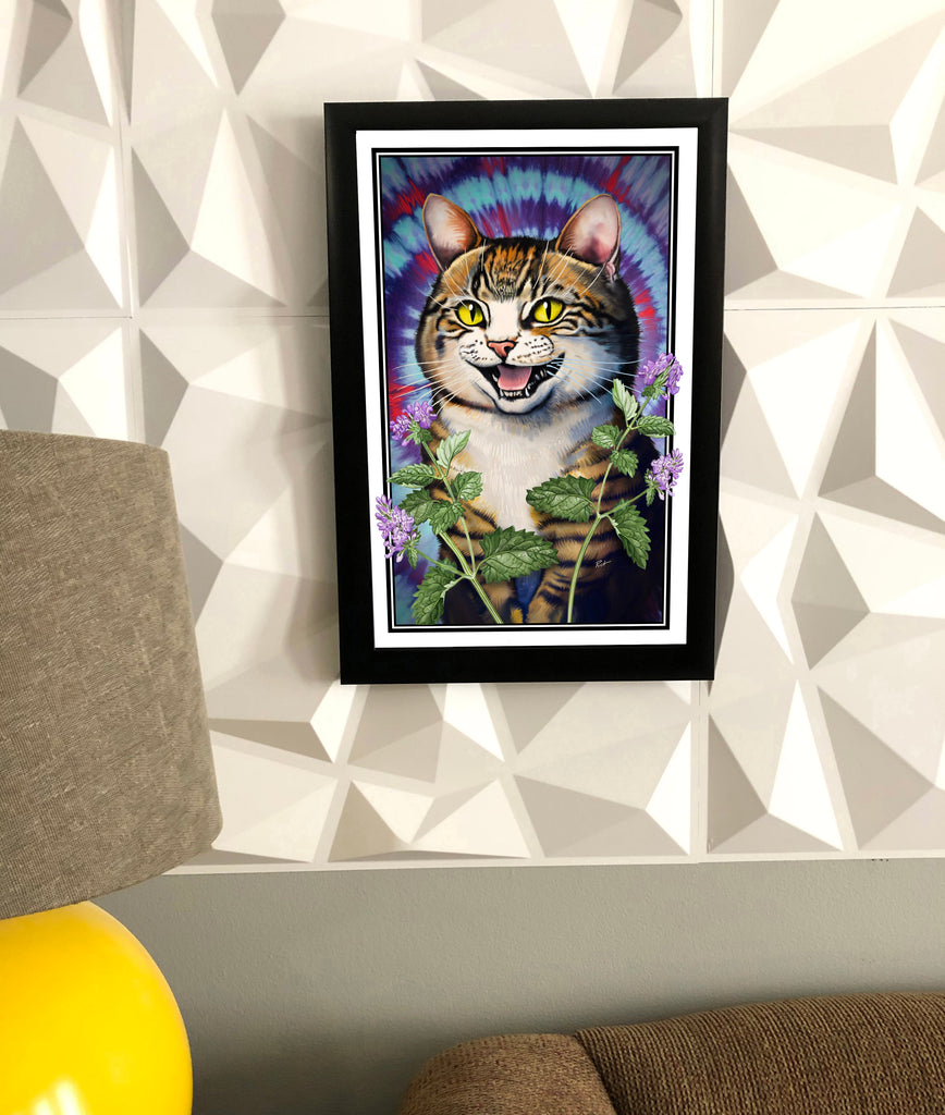 NEW Poster, “Hippie Cat” - Skinny Pete's Catnip