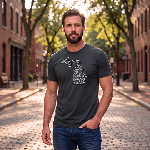 District Made Unisex VIP "Kitten MItten" Black Frost Tee - Skinny Pete's Catnip