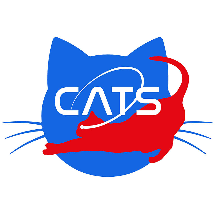 CATS Logo, White Unisex Tank for her - Skinny Pete's Catnip